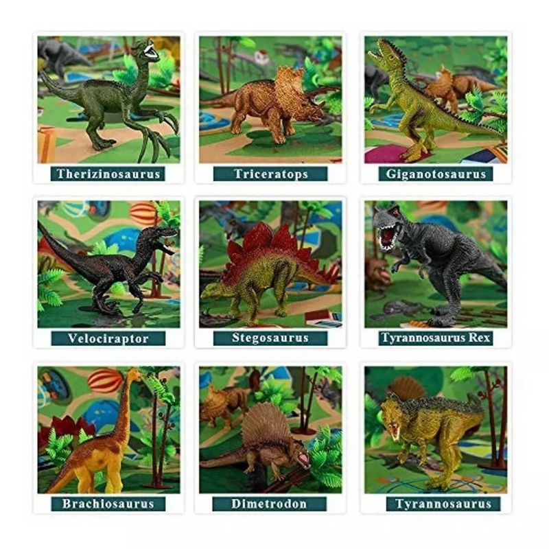 Comprar Set De Dinosaurios Con Tapete en Electroshopy - Ángulo 2